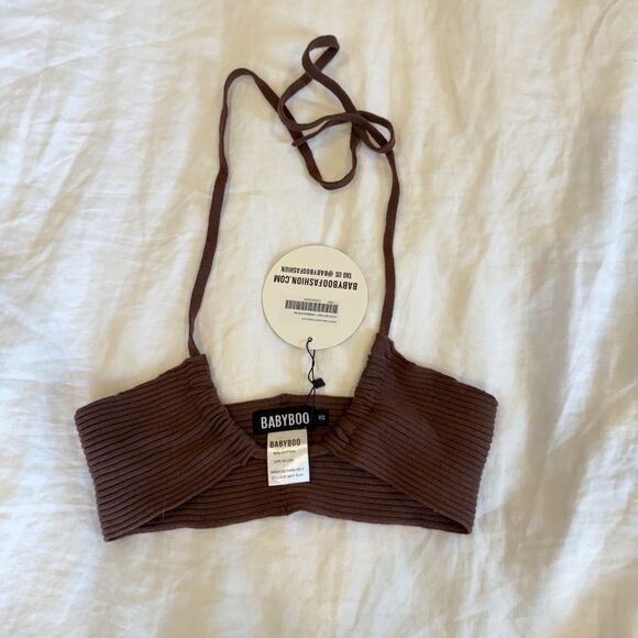 Brown Babyboo Kyana Top - size XS - Picture 1 of 4